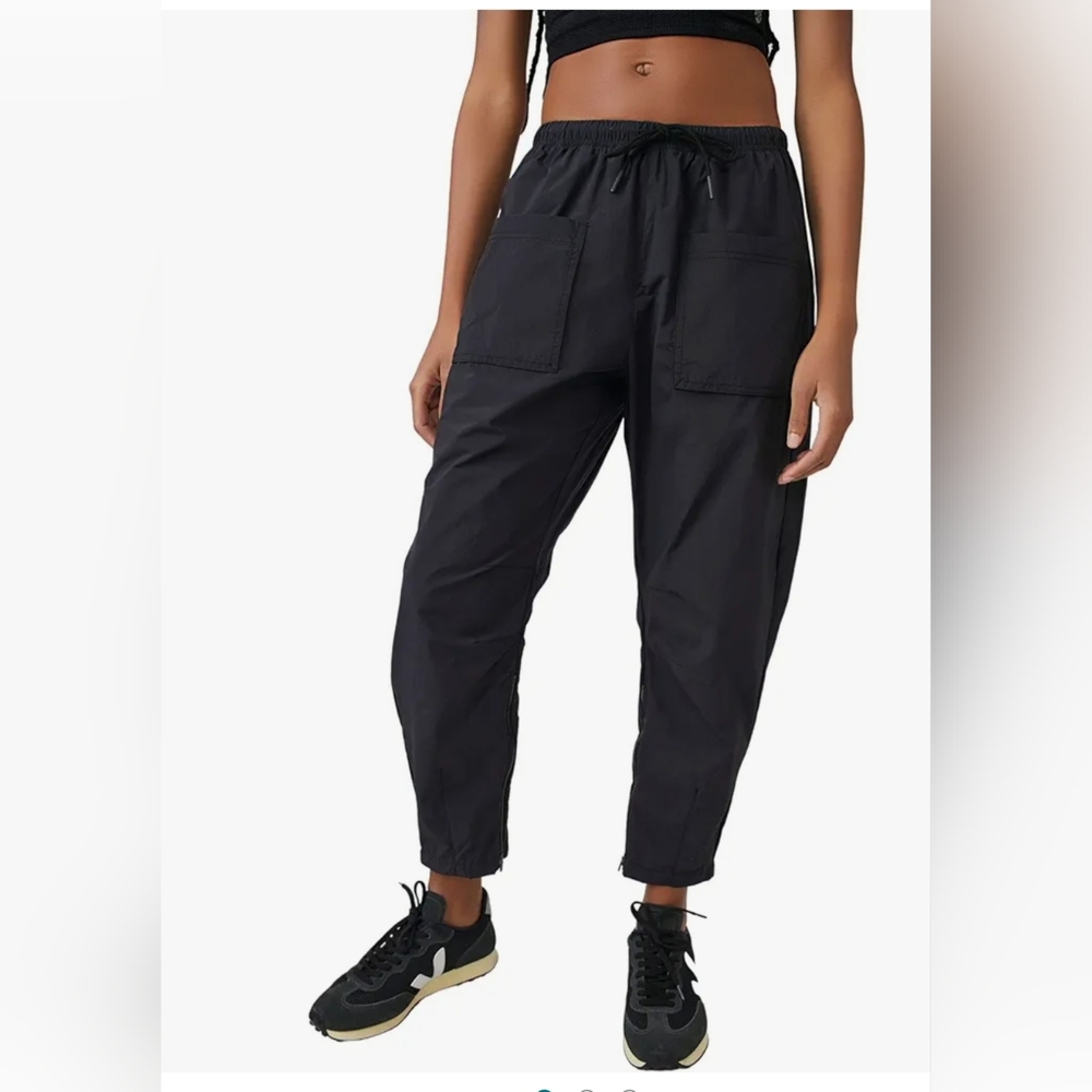 Free People Black Jogger Pants